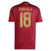 Maillot de Supporter Belgique Mangala 18 Domicile Euro 2024 Pour Homme